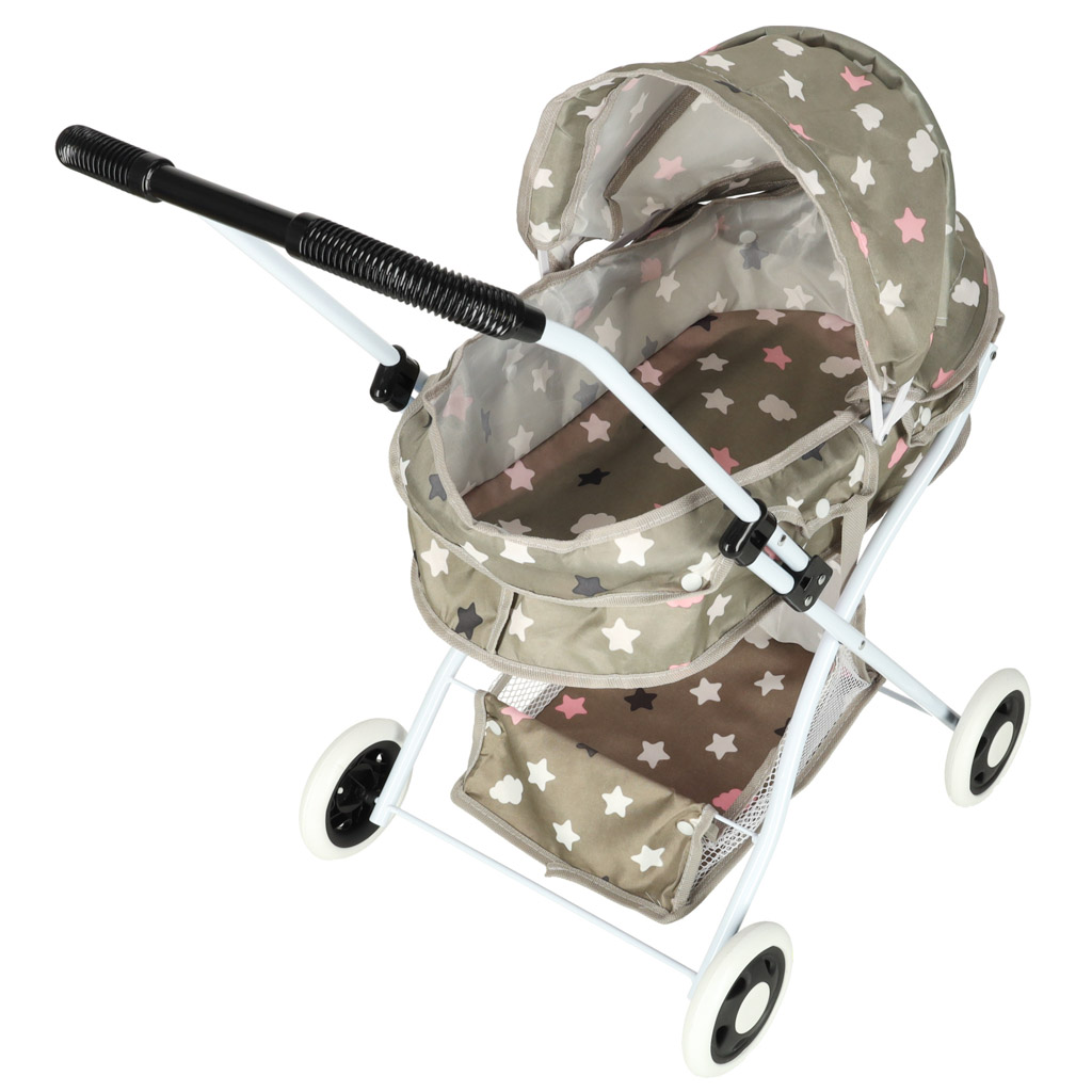 KX3223 Wozek dla lalek gondola gleboki + torba gw