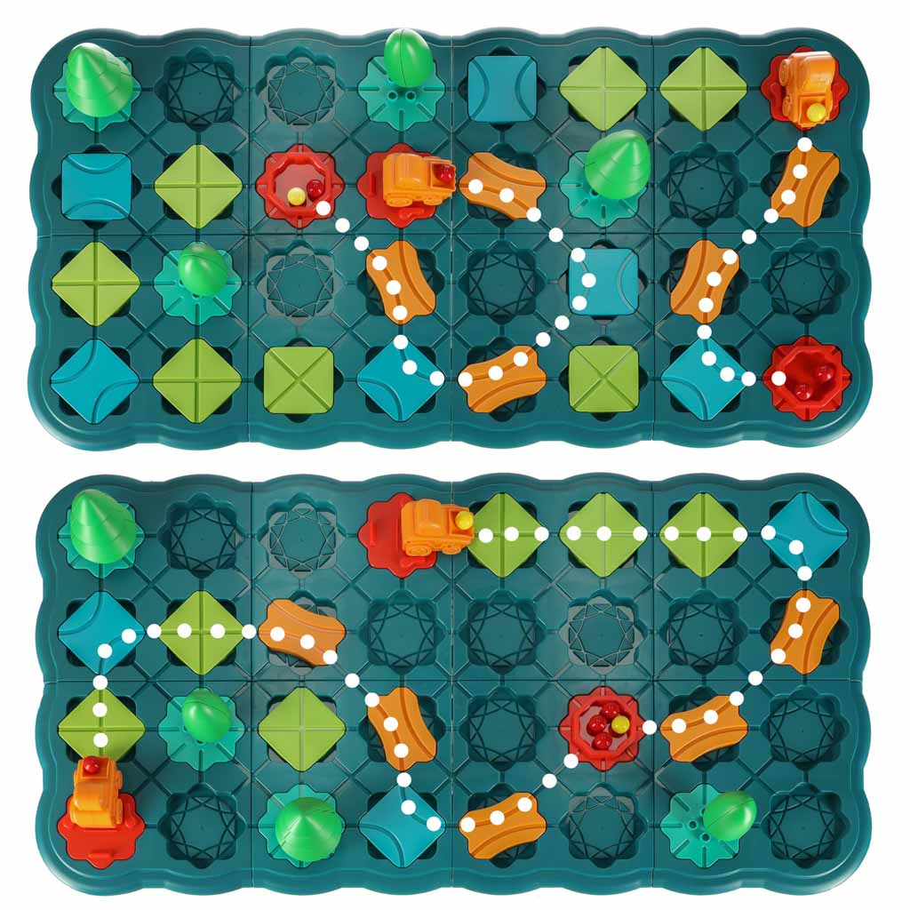 KX3225_1 Gra logiczna planszowa labirynt tor prze
