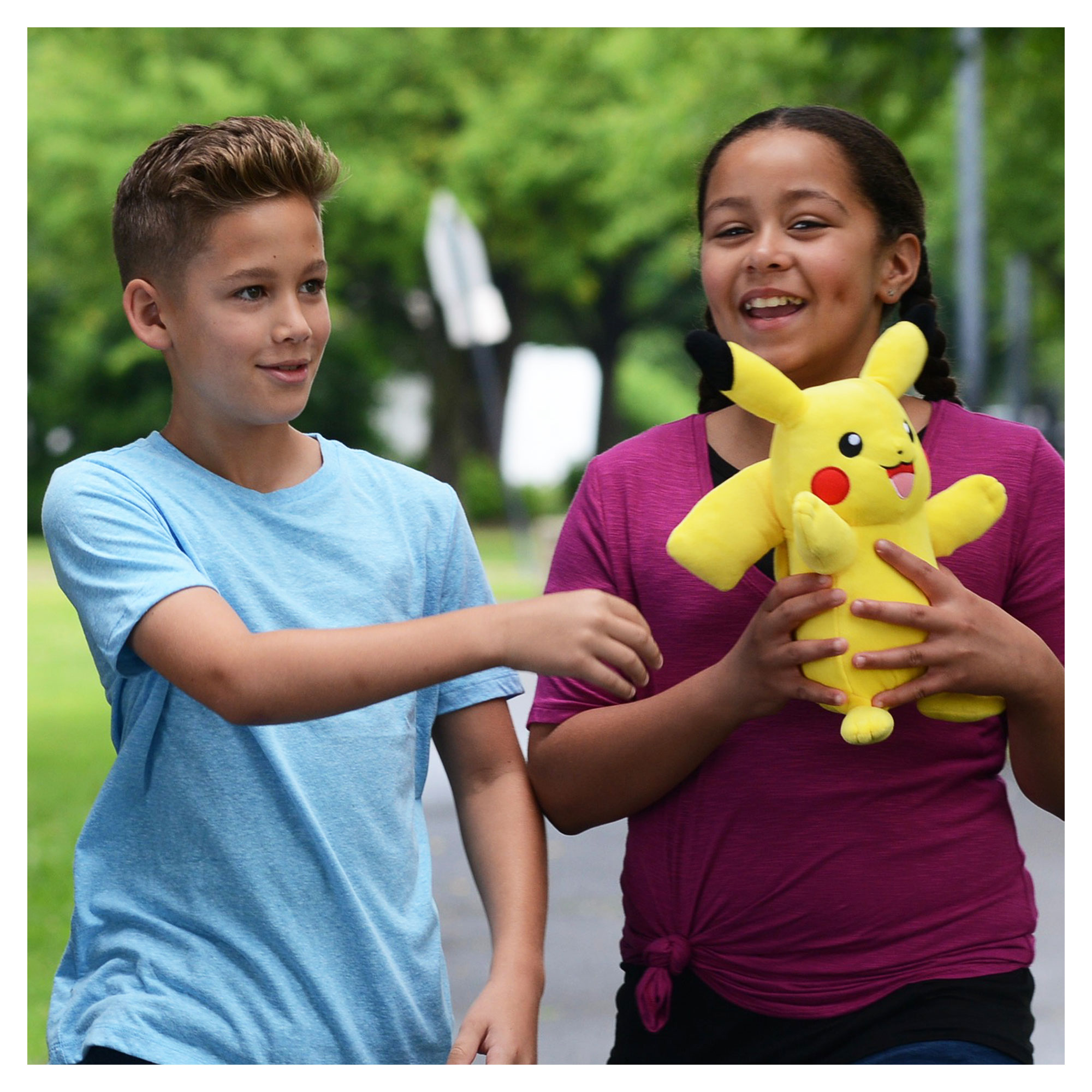 ND11_97834 POKEMON Power Action Pikachu zabawka interaktywna, pluszak