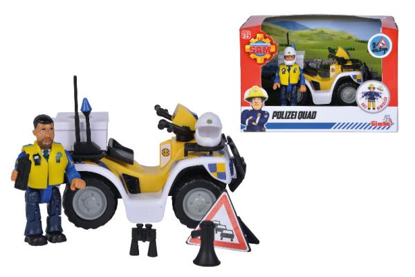 ND17_ZB-128865 Strażak Sam Quad policyjny z figurką Simba