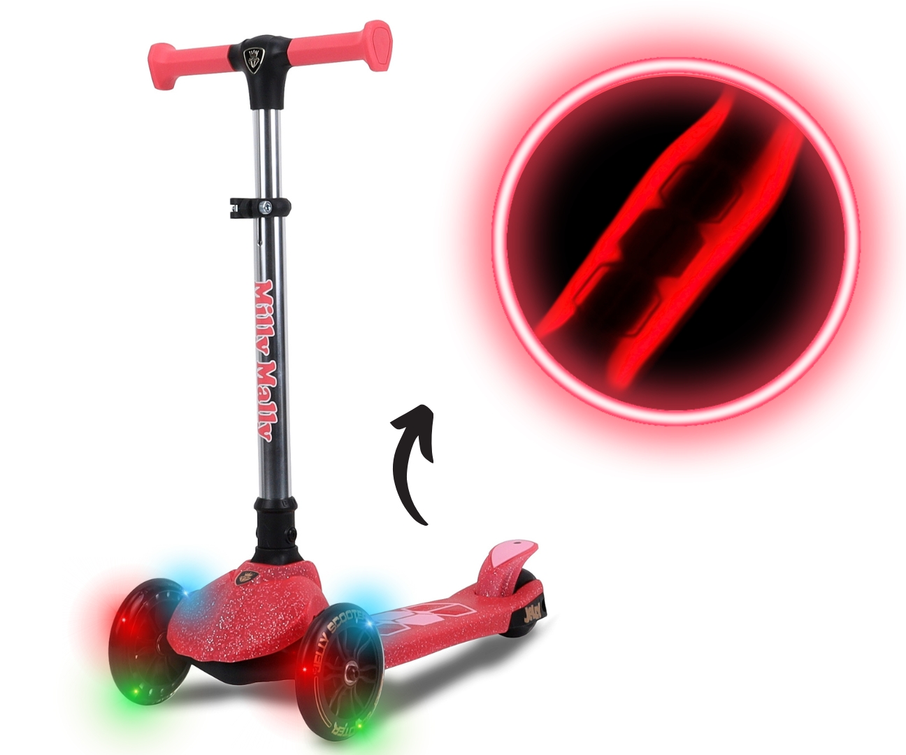 ND18_6254 Milly Mally Scooter Jelly Pink