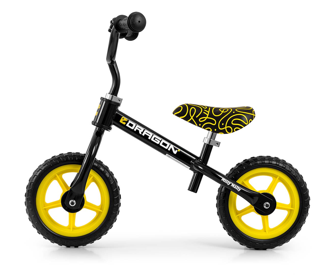 ND18_6343 Milly Mally Rowerek Biegowy Dragon Blac