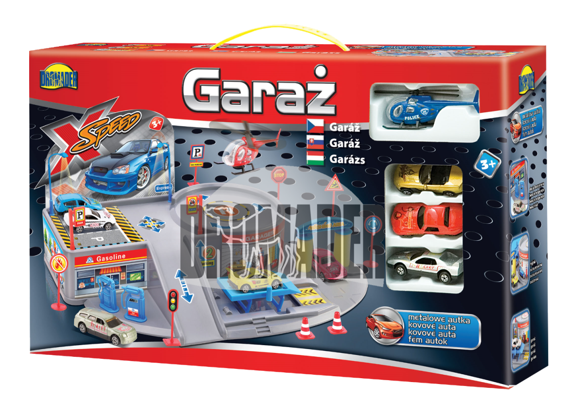 DROMADER 00650 GARAŻ PARKING 4 AUTA