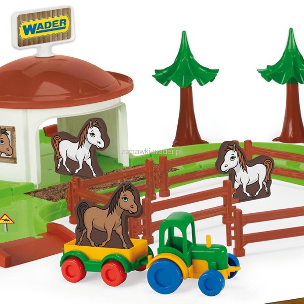 WADER 53410 Wader Kid Cars 3D Stadnina Koni