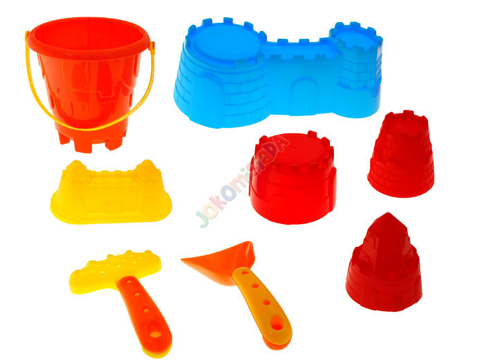 JKM SP0213 Okrągła Piaskownica z foremkami do piasku