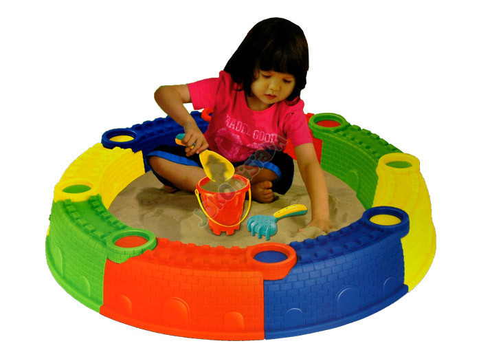 JKM SP0213 Okrągła Piaskownica z foremkami do piasku