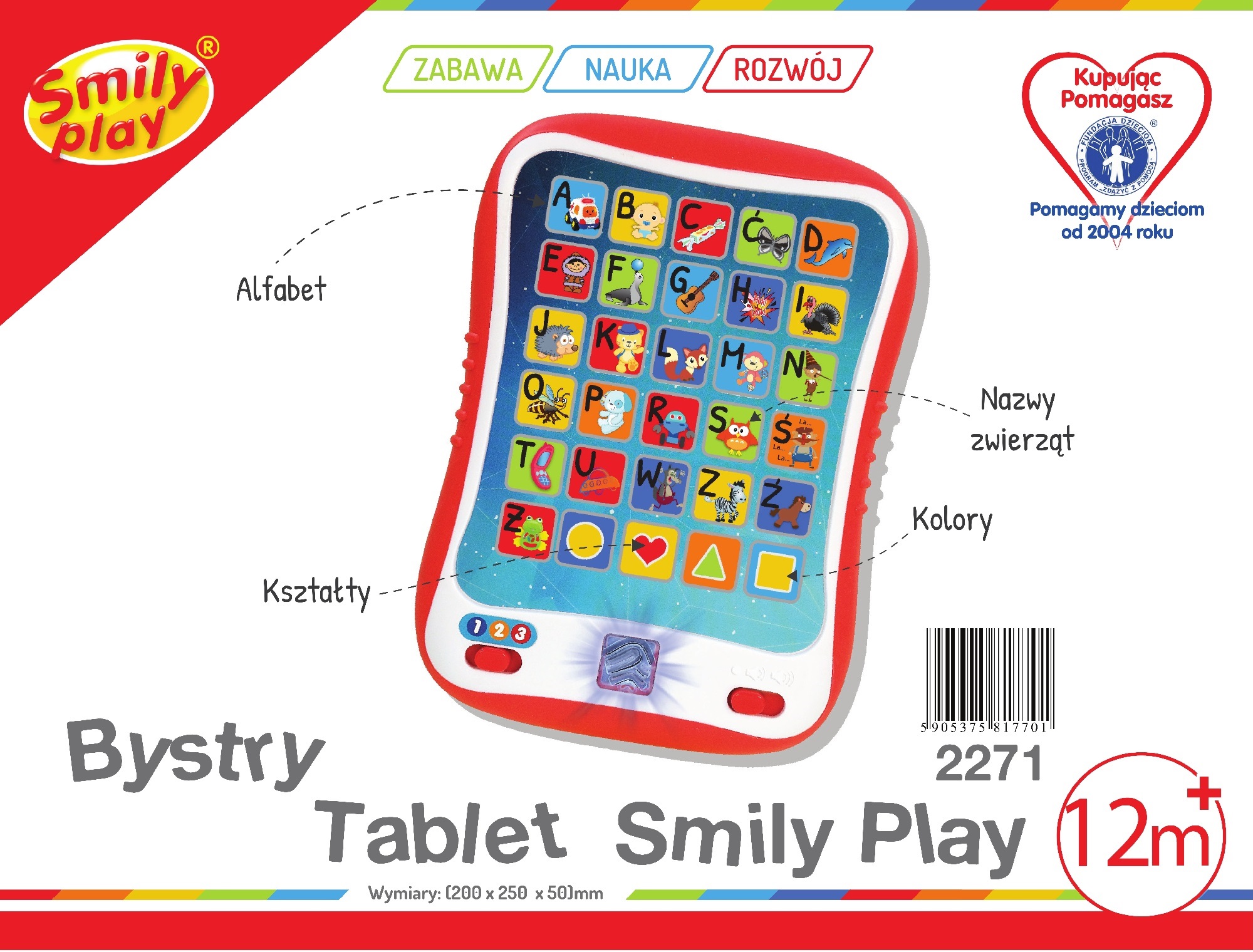SMILY 2271 Bystry tablet interaktywny