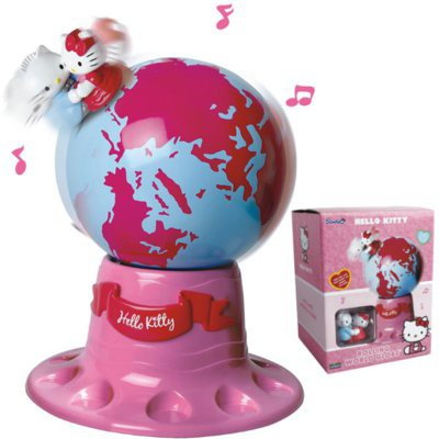 HELLO KITTY 65016 MAGNETYCZNY GRAJCY GLOBUS