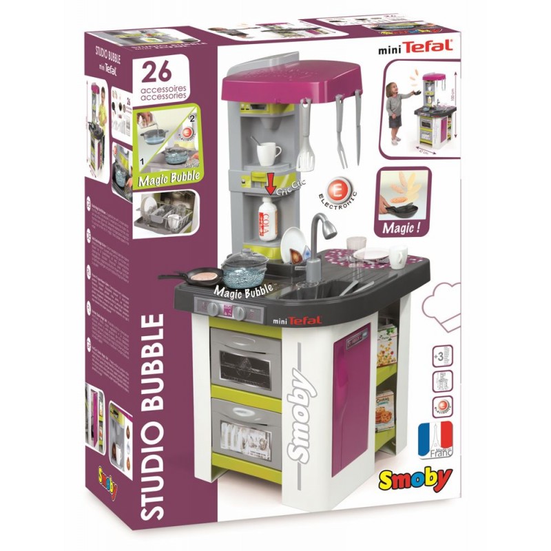 SMOBY 311006 KUCHNIA MINI TEFAL STUDIO BUBBLE WOD