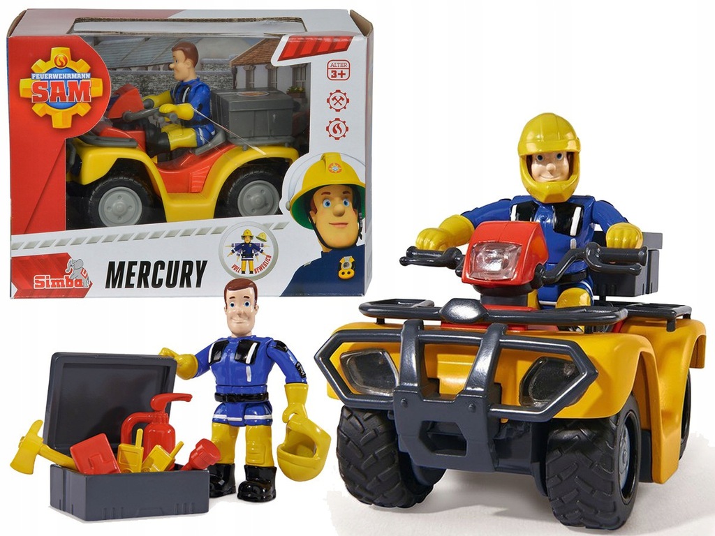 SIMBA 9257657 STRAZAK SAM QUAD MERCURY FIGURKA SA