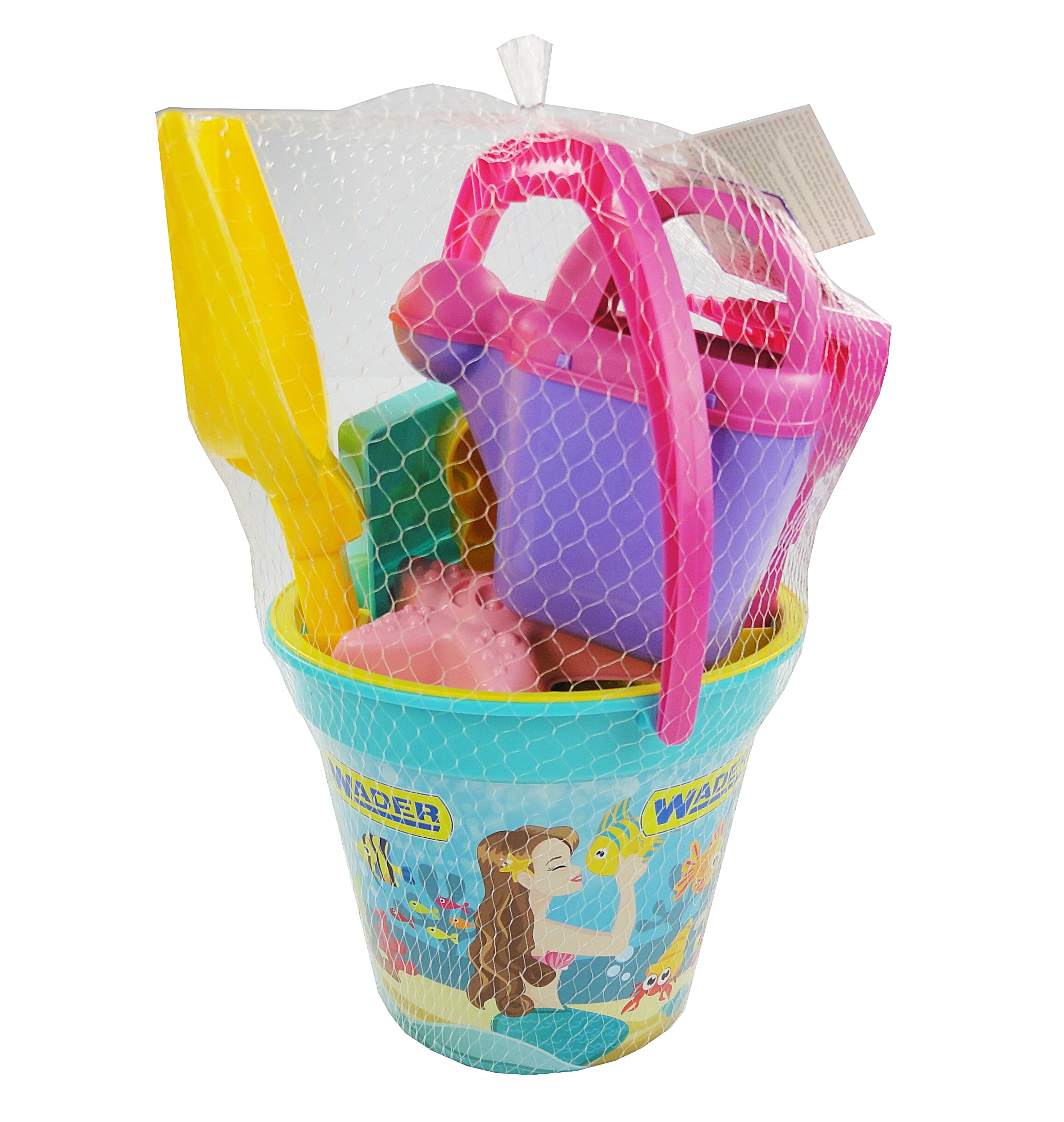 Wader 75039 Komplet do piasku 10 el. Syrenki