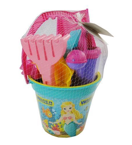 Wader 75039 Komplet do piasku 10 el. Syrenki