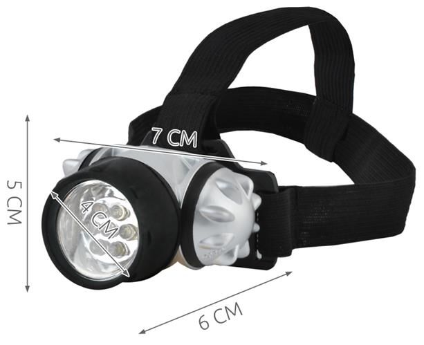 5902367978754 Latarka czołowa 7 LED
