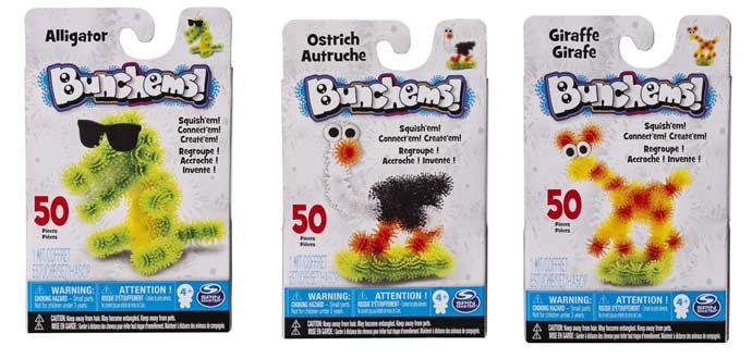 SPIN MASTER 16812 Bunchems Kolorowe rzepy