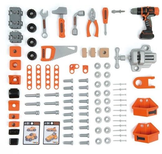SMOBY 360702 Warsztat 95 akc. Ultimate Black&Decker