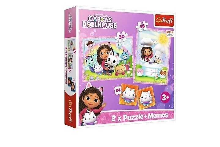 PUZZLE 2w1+memos-Gabi z Kocim Przyjacielem 93382