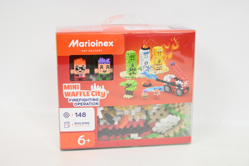 Klocki wafle mini Akcja strazacka148el 06286