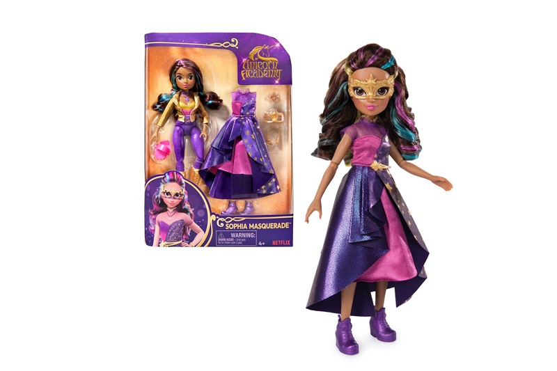 SPIN Unicorn Academy lalka Sophia Deluxe 6069399/