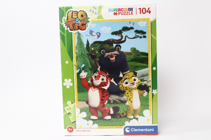 CLE puzzle 104 SuperKolor Leo&Tig 27547