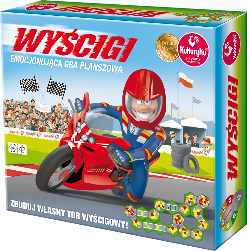 Wycigi gra planszowa 63162