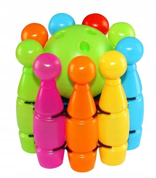 Kręgle MAXI w koszu 25388