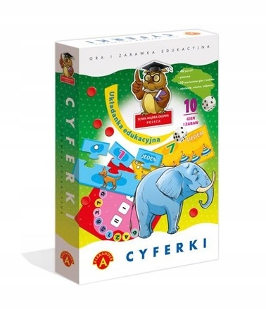 Cyferki - ukladanka edukacyjna 13160
