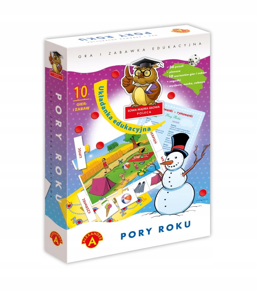 Pory roku - ukladanka edukacyjna 13238