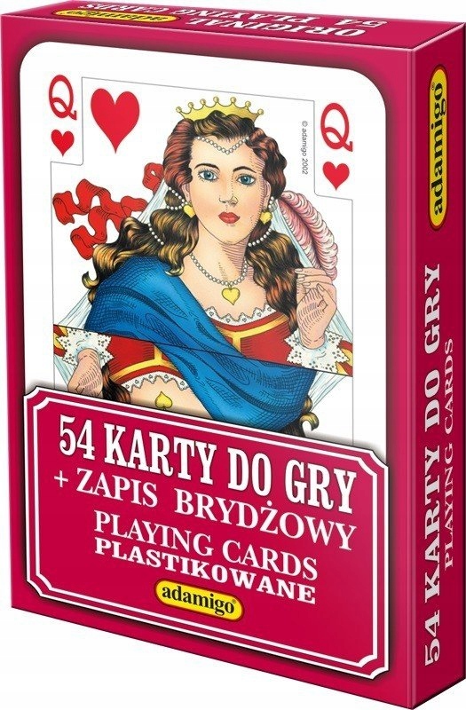 Karty do gry Adamigo - 54 04577