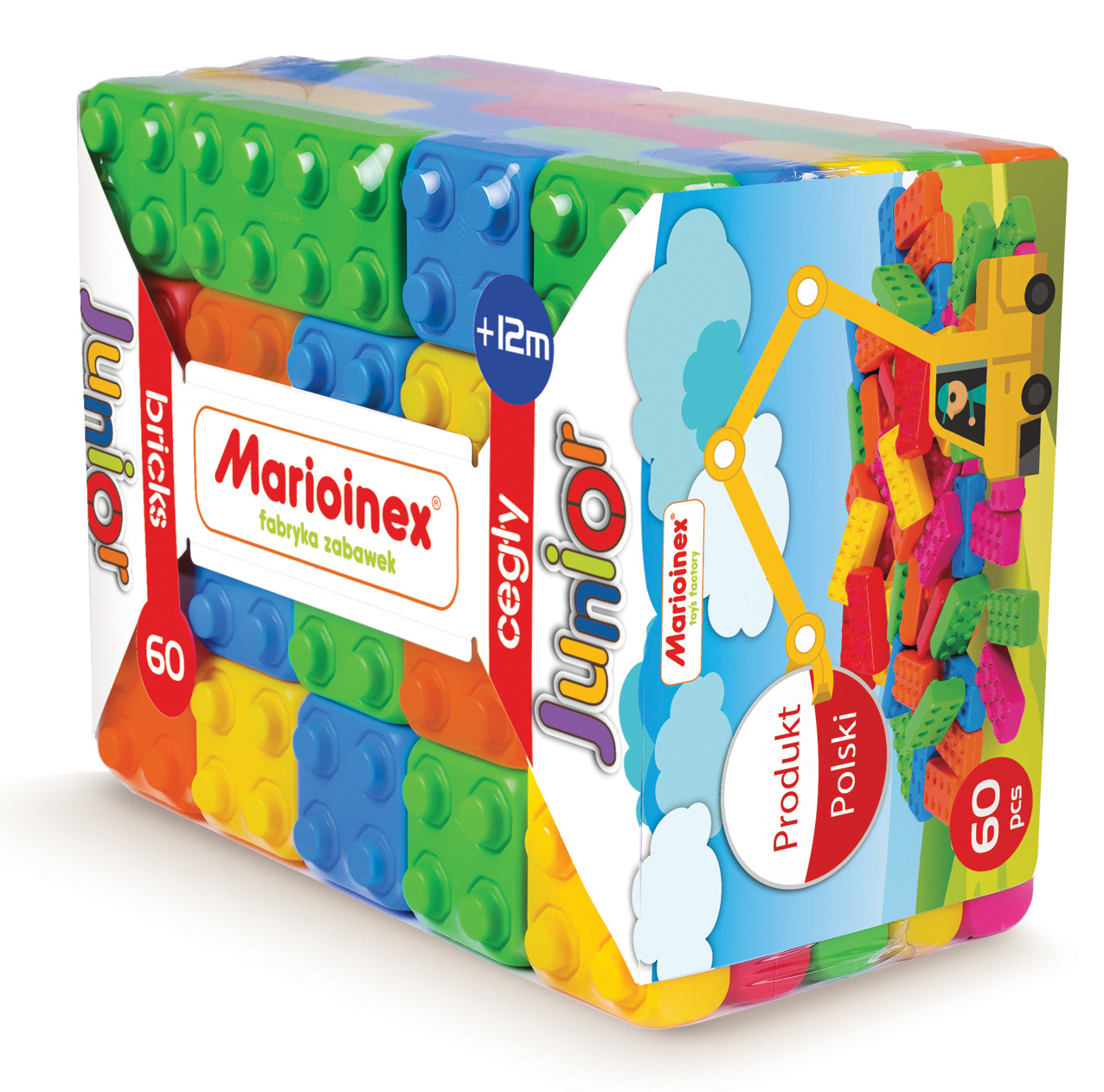 Klocki cegly junior 60 szt. 01700