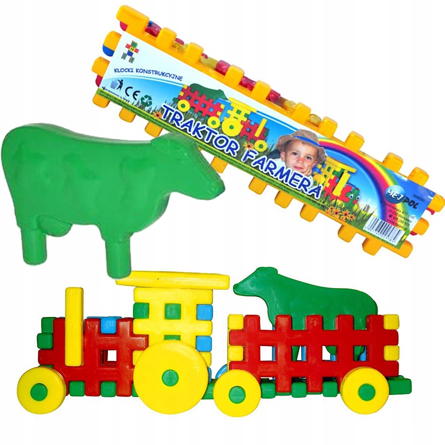 Klocki traktor farmera 25784