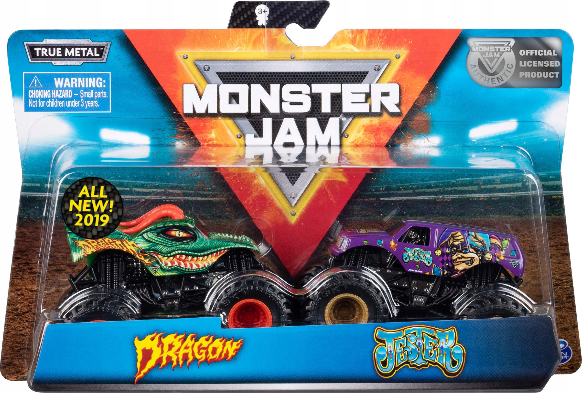 SPIN Monster Jam 1:64 Auto 2pk 58702 6044943