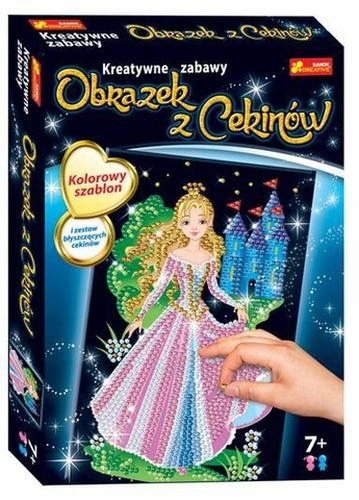 Cekinowy obrazek. Krolewna 22126