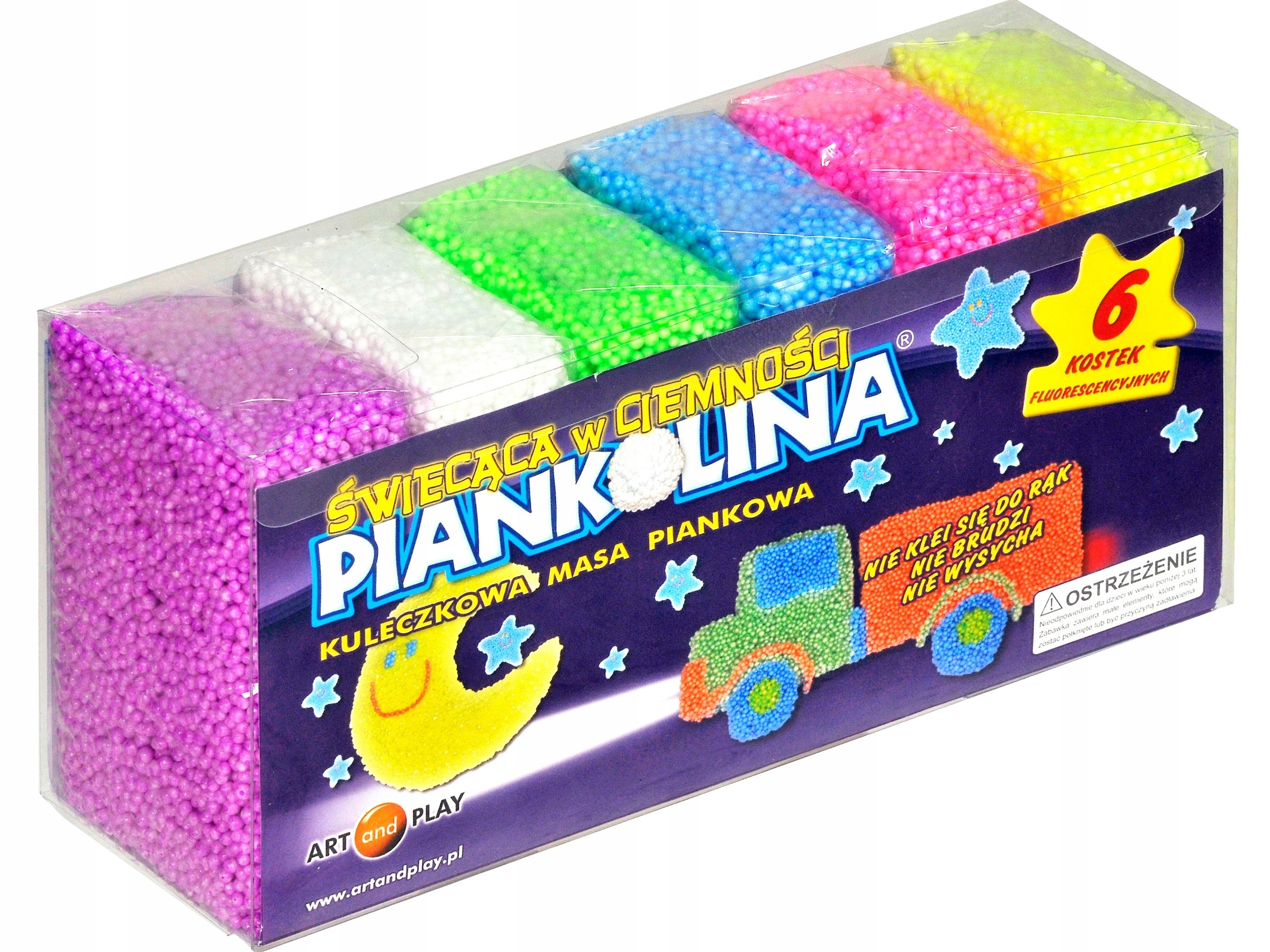 Piankolina 6 kol. swiecaca w ciemnosci 31089