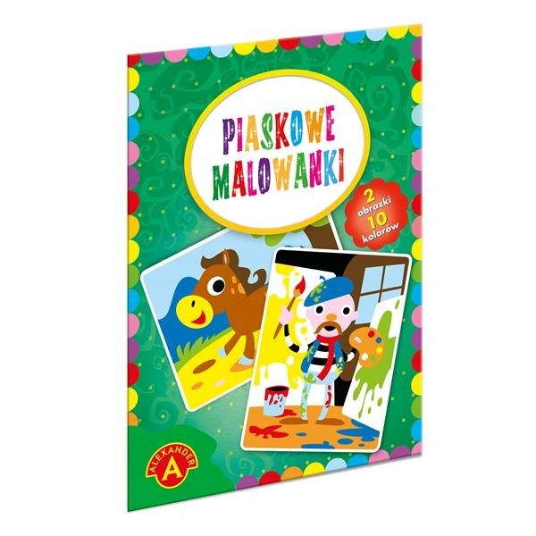 Piaskowe malowanki - malarz, konik 18790