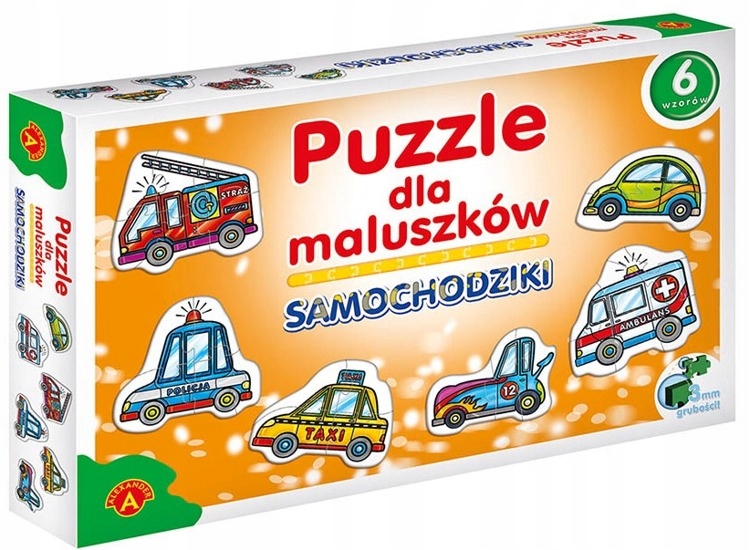 Puzzle dla maluszkow samochodziki 05370
