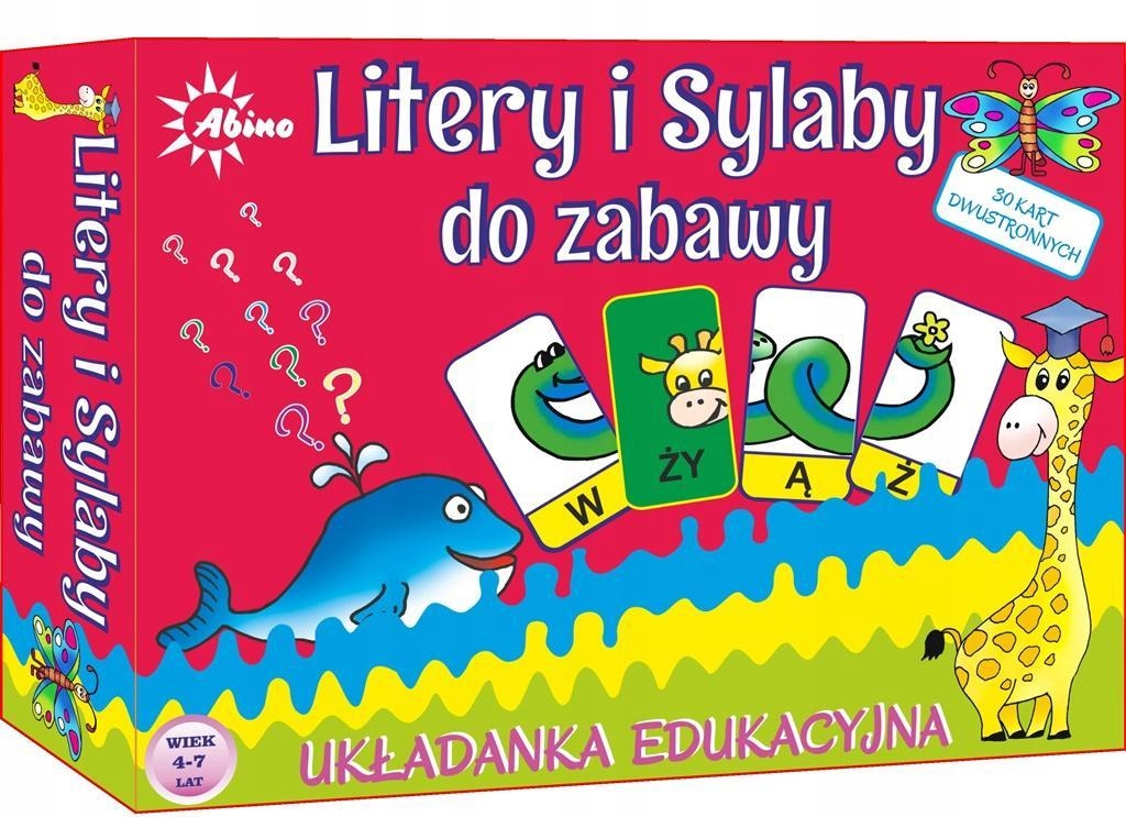 Ukladanka LITERY I SYLABY 72649
