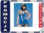 OBSESSIVE Air hostess kostium 4-częściowy GORĄCY