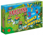 2 gry Pajęczyna+Łowcy motyli 13900 + puzzle gratis