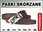 DK-1806 S Pasek MĘSKI SKÓRZANY AUTOMAT 3cm