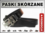 DK-1811 S Pasek MĘSKI SKÓRZANY AUTOMAT 3,5cm