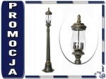 JUM 0087-PL-1SS Lampa stojąca ROMA Ogrodowa 116cm